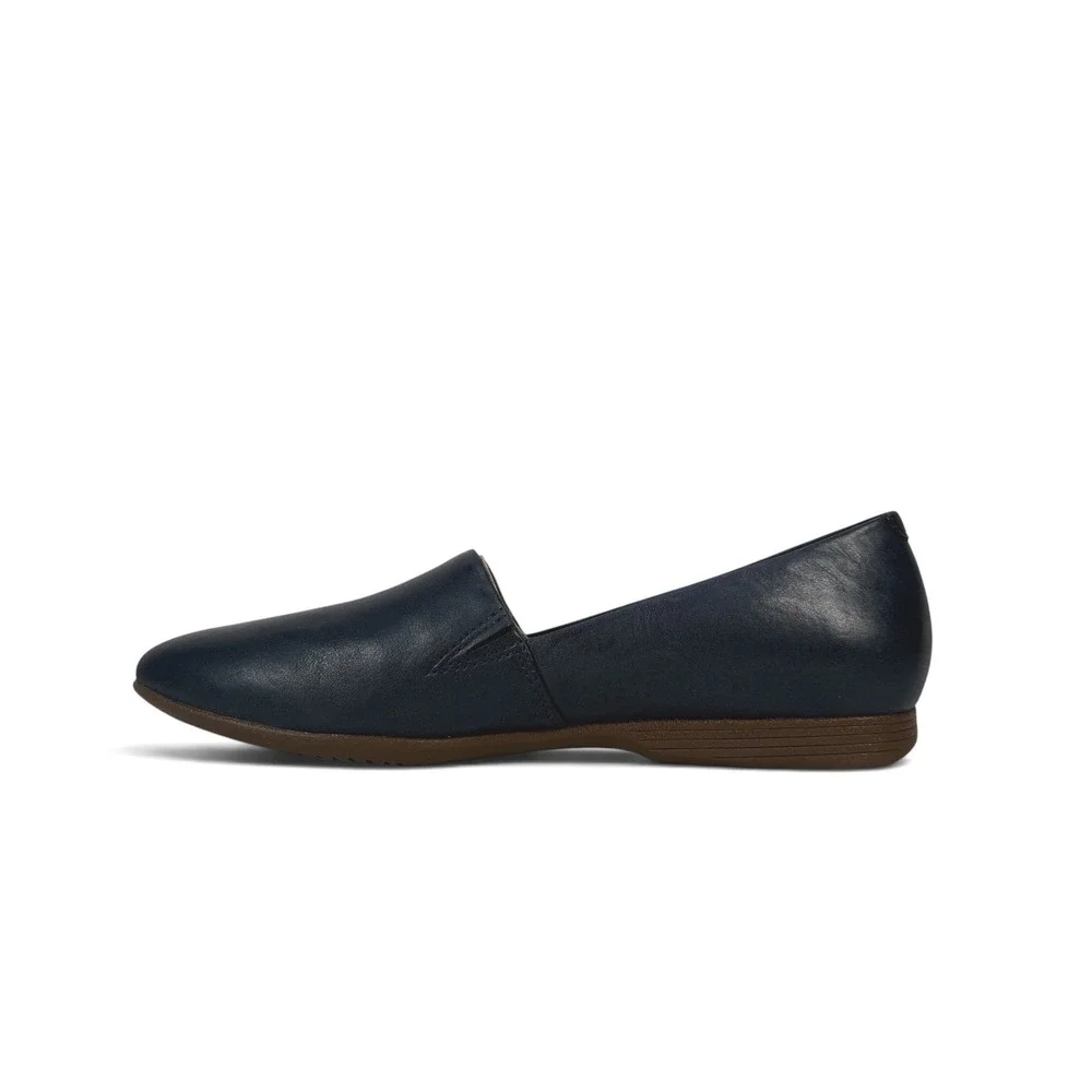 Dansko Larisa Navy Milled Leather Loafers Flats Womens 8.5 9 EU 39 Slip On
